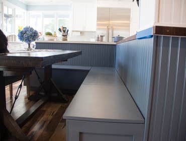 Cozy Tarzana Kitchen Full kitchen and living room remodel in the heart of Tarzana. Our client wanted an open and bright kitchen to enjoy family time. T