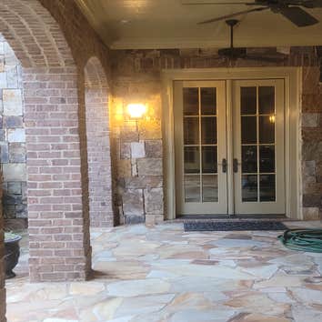 Lighting change from gas to electric. Retrofitting gas powered lights to electrical lights