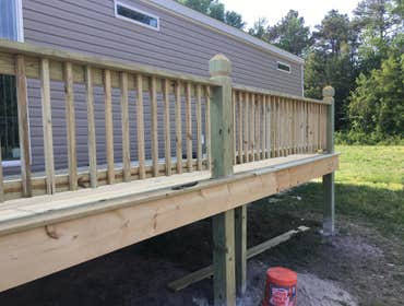 Photos by Steve Burnsed General Contracting #3 Built 10x20 Deck