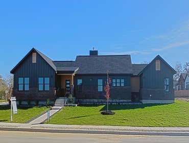 Contemporary Black & Cedar Toned Farmhouse Woodbridge Farms is an idyllic farmhouse style, gated community in the heart of La Vernia, Texas. In close p