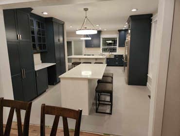 Photos by Creative Design Group #4 Kitchen & Dinning Area Remodel w/ Dual Island - Diamond Cabinetry
