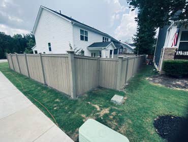 Finished Fence Staining!!!