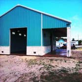 Barndominium This is a beautiful 30x60 with a 15x60 covered patio. Stained floors inside and out. Has 1 bedroom and 2 bathrooms downstairs with a kitc