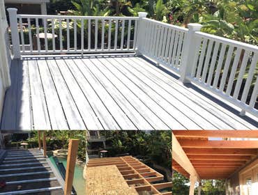 Photos by Pauls General Construction Llc. #8 Just in time for summer ! The perfect patio deck cover facing a gorgeous landscape and pool view!
Here is