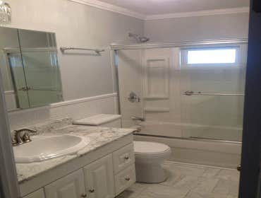 Project photos from Mdm Home Improvements Llc bathroom renovation /before & after