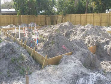 New Construction We are currently building a house for the City of Pompano Beach