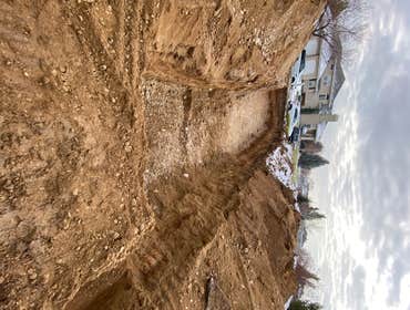 Photos by Asap Inc Replacement Septic System, Trenches being dug out.