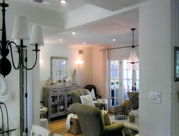 Finished ceiling - crown match