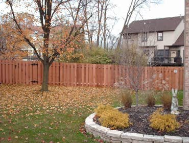 Wood fences