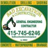 B and D Excavation and Construction logo