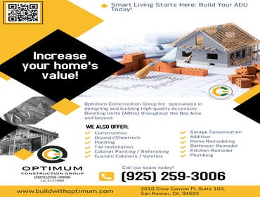 Photos by Optimum Construction Group Inc. #40 Hi neighbors,
If you've been considering adding an Accessory Dwelling Unit (ADU)—whether it's a rental u
