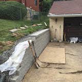 Photos from North Hills Contracting Pittsburgh's Retaining Wall Pro's Bruce contacted us when his wall gave way and fell into his driveway. I quickly 