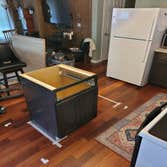 Kitchen Island Installation Our recent kitchen renovation customer liked our work and asked us to add an island with butcher block top.