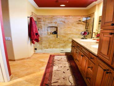 Tuscan Inspired Master Bath