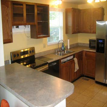 kitchen - before remodel