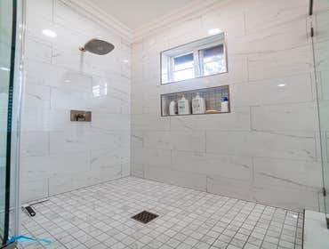 Moderl White Bathroom in Irvine, CA