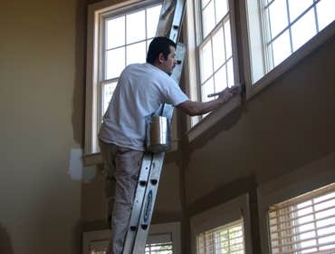 Staining, Interior Painting This is a beautiful home in Novi in the Cheltenham sub. We painted the entire interior including box ceiling and staining n