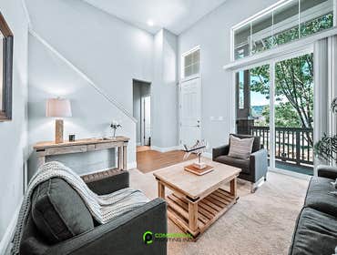 Photos by Commercial Painting Inc. #1 We painted this home's full interior and kitchen cabinets. Our client was ready to put this home and the market a
