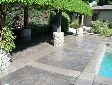 Stamped Concrete w/Borders