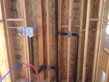 Half Pipe Plumbing Project
