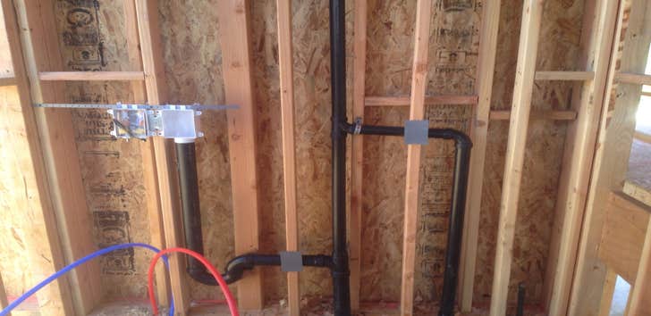 Half Pipe Plumbing Project