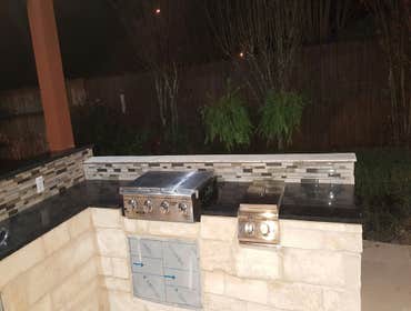 Cypress new outdoor kitchen