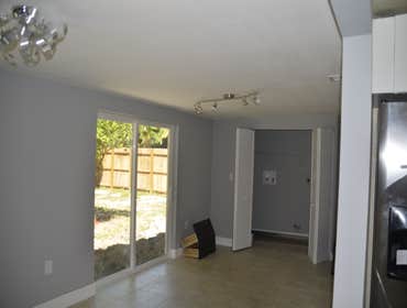 after addition patio to family