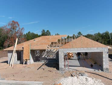 Amber Model Construction of a new single family residence following Amber model