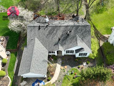 Roof Replacement in Twinsburg Beautiful Roof Replacement Job!
This Job was completely paid for by Insurance.
We filed a claim with the Homeowner and go