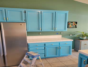 Cabinet Painting by Fercho's Paint & Restoration