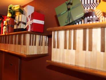 Hotel gift shop displays