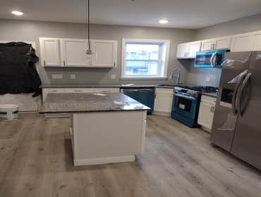 Photos by Efundhomes #1 Full gut renovation, dig down to basement a legal height and we changed the property to a 4 bedroom 2.5 bathroom home. Client 