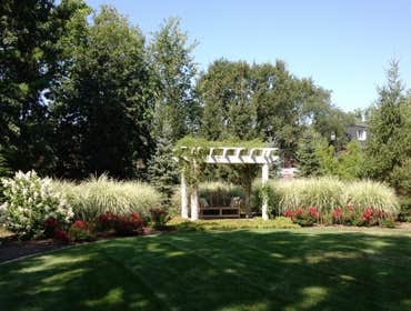 Focal point in the backyard
