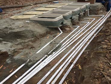 New Res Water Mains Install