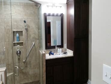 Vanity & lining cabinet