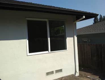 Window patches Sand finish texture match