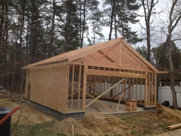 Framed Garage