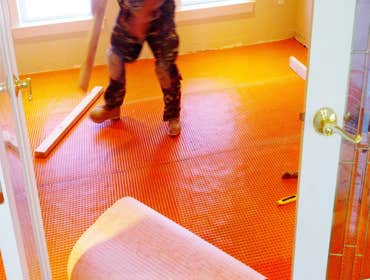 Reinforce and add Underlayment