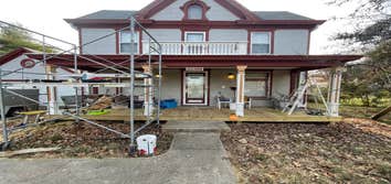 Photos by Spread the Light Homes LLC #2 Historical home on historic register new deck with columns and hand made trim