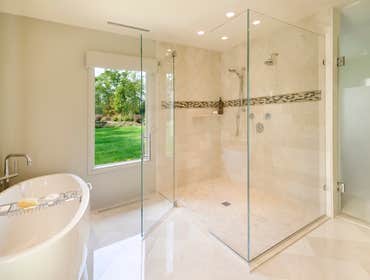 Curbless / Frameless Shower
