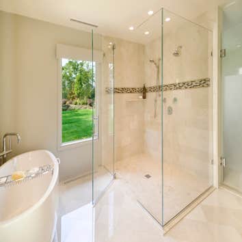 Curbless / Frameless Shower