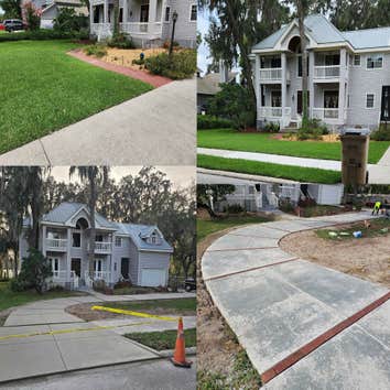 Driveway Extension with Paver Band Installation - Tampa, FL