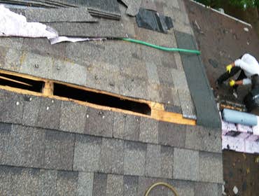 Cut out for Ridge Vents