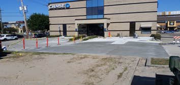Chase Bank ADA Concrete 1800 SF Handicap parking area and sidewalk