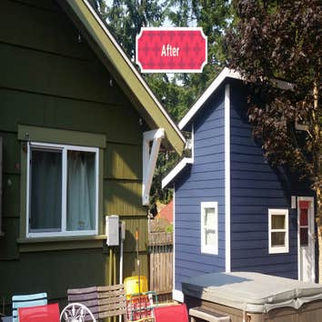 Siding reparation and painting