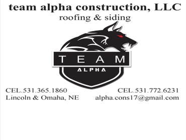 Photos by Team Alpha Construction #1 Team Alpha Construction, LLC is a general contractor in Lincoln, NE. Our services include roofs, siding, gutters,