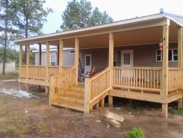 Photos from International Style Construction, Inc. this is a deck addition done on a modular home in June of 2015 the homeowner wanted a 20x36 deck a