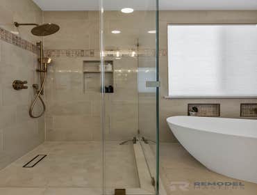 Photos by Remodel Masters #1 Guest + Master bathroom complete remodel