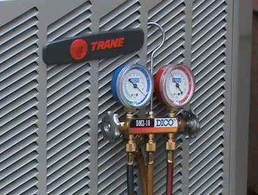 Project photos from Comfort Climate Service Trane 13 SEER 2-Ton Heat Pump Split System Installation