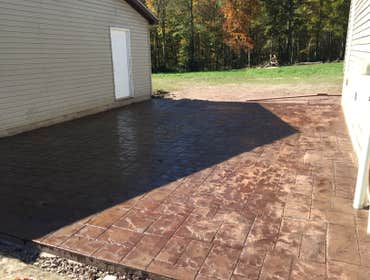 Beckley WV stamped concrete